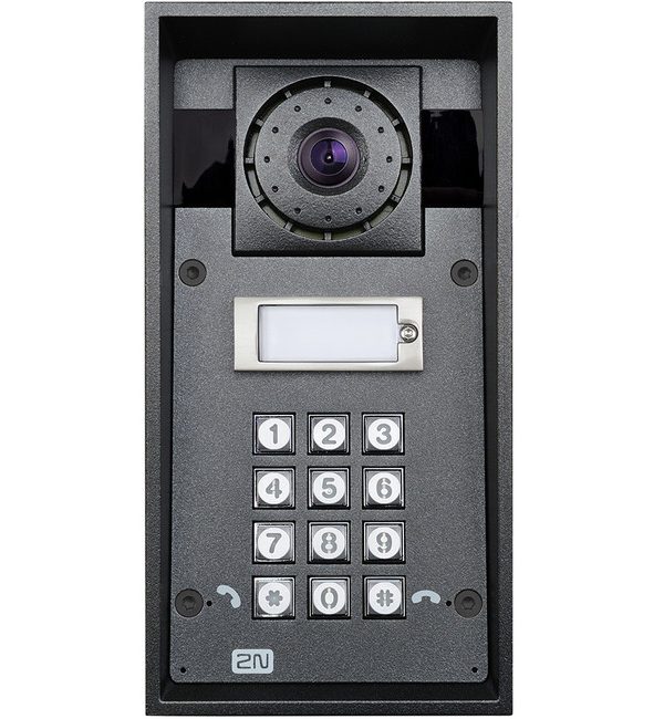 2N IP Force with 1 Button, HD Camera, Keypad and 10W Speaker
