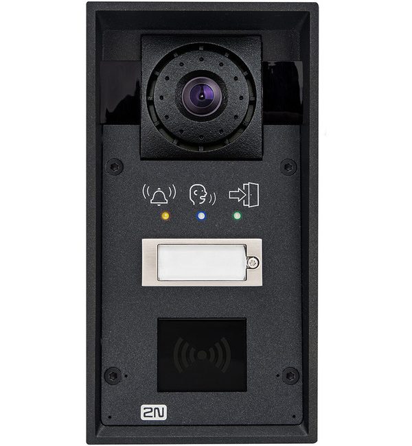 2N IP Force with 1 Button, HD Camera, Pictograms, RFID Reader Slot and 10W Speaker