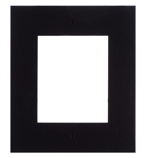 Flush Installation Frame for 1 Module (Black) (Requires 9155014)