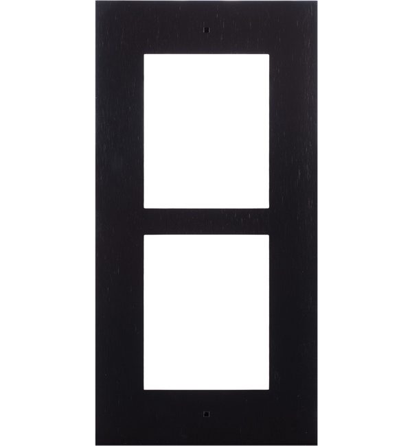 Black Flush Installation Frame for 2 Modules (Requires 9155015)