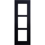Black Flush Installation Frame for 3 Modules (Requires 9155016)
