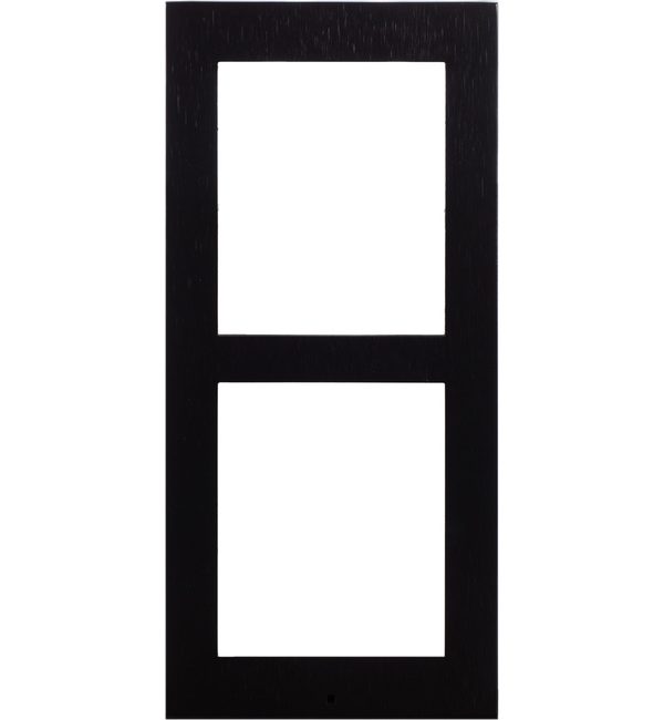 Black Surface Installation Frame for 2 Modules (Recommended with 9155062)