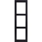 Black Surface Installation Frame for 3 Modules (Recommended with 9155063)