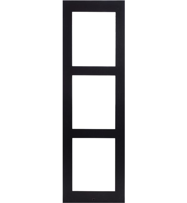 Black Surface Installation Frame for 3 Modules (Recommended with 9155063)