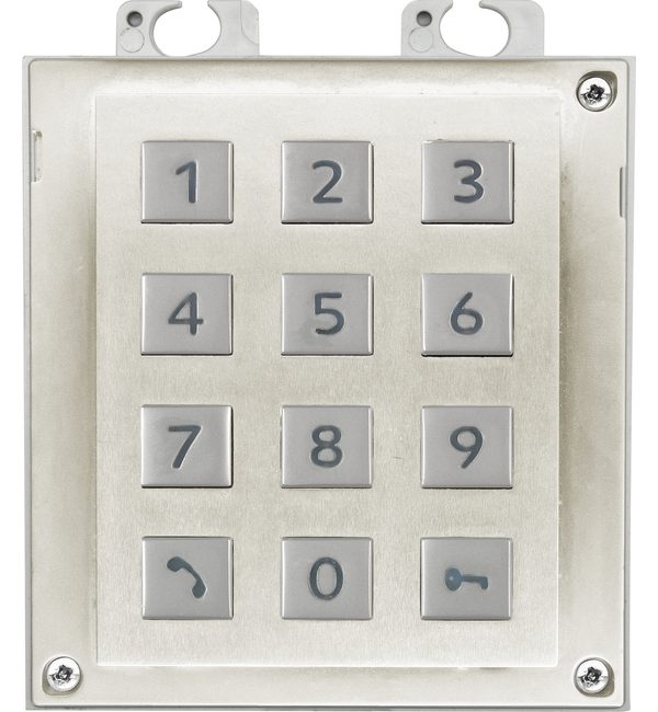 Mechanical Keypad Module for 2N Verso and Access Unit (Brushed Nickel)