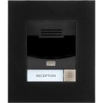 2N IP Solo with Camera Flush Mount - Black (inc frame - requires 9155017)
