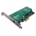 Sanogma A101DE Single Port T1/E1/J1 PCIe Card w/EC HW