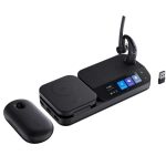 Yealink BH71 mono Wireless bluetooth Headset with workstation and case