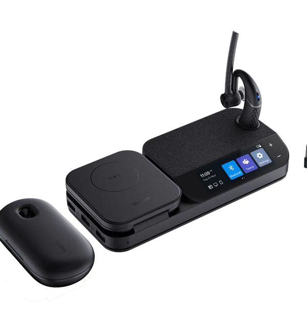 Yealink BH71 mono Wireless bluetooth Headset with workstation and case