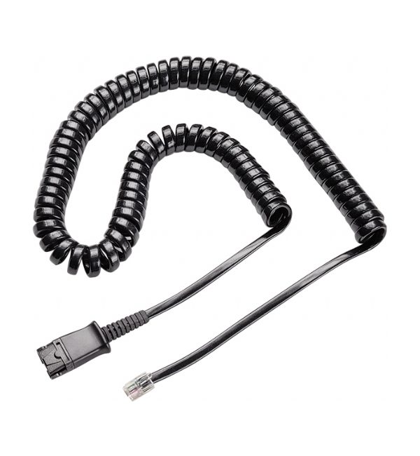 Plantronics (U10P) RJ9 to QD Bottom Cable