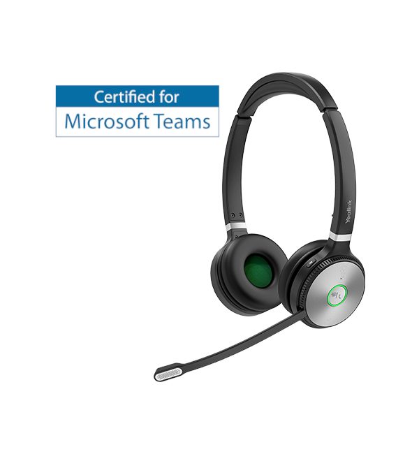 Yealink WH62 Dual DECT Wireless Headset (Teams edition)