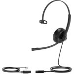 Yealink YHS34 Mono Wired Headset with foam ear cushion