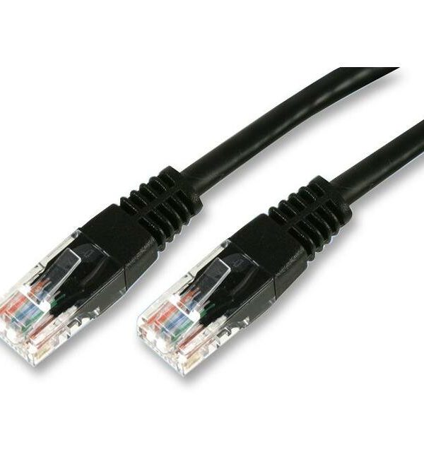 50-centimetre cat 5 cable in black