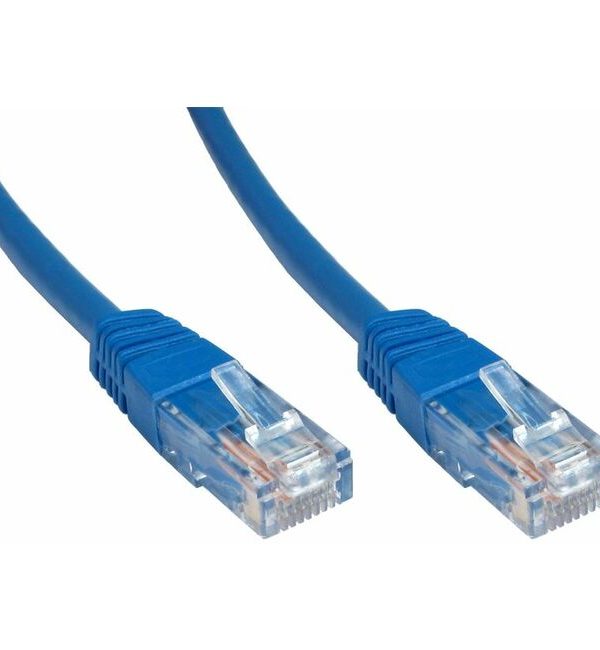1-metre cat 5 cable in blue