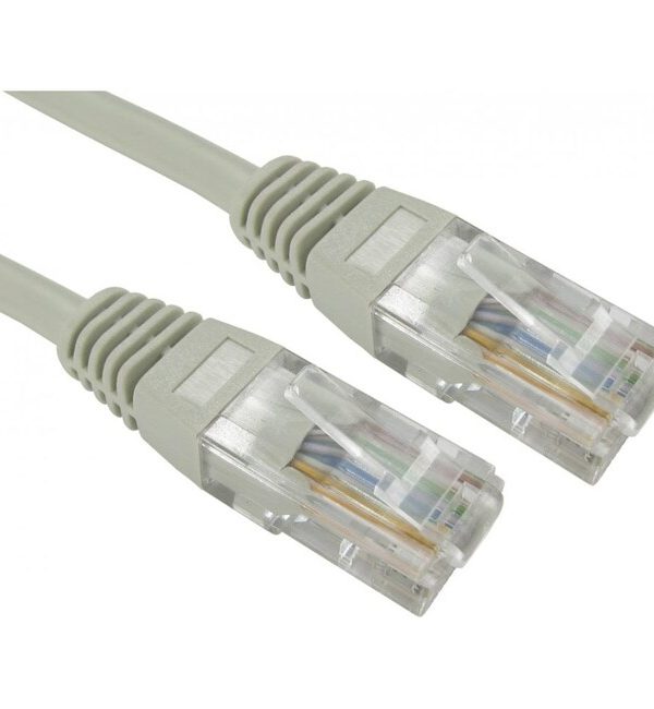 1-metre cat 5 cable in grey