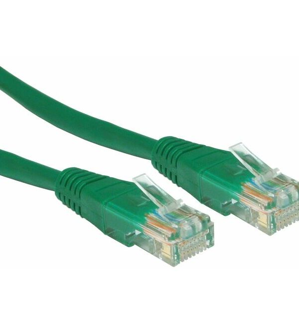 1-metre cat 5 cable in green